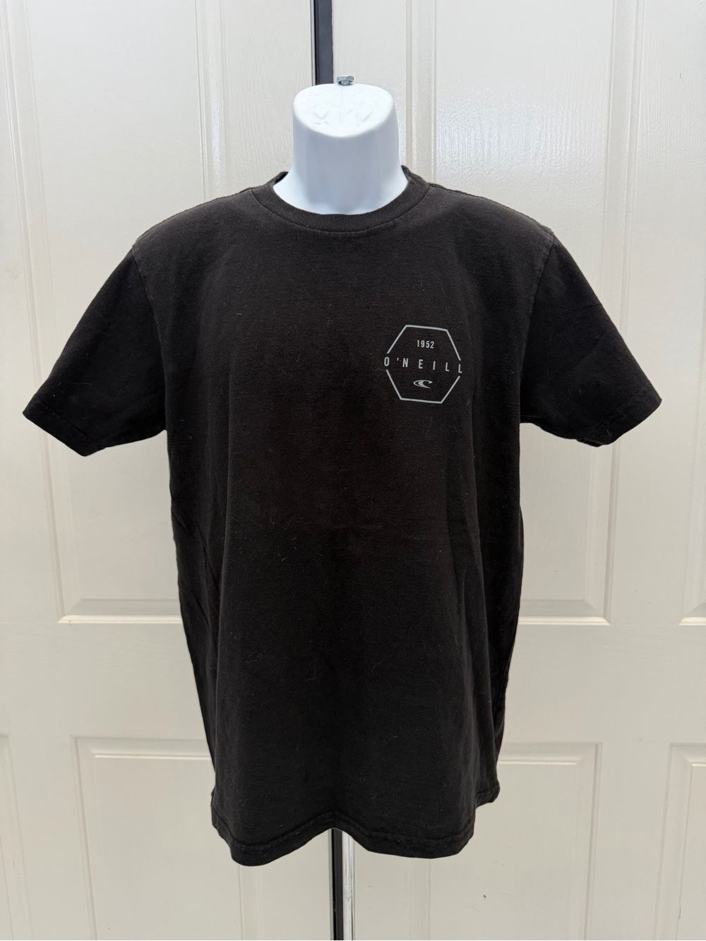 O'Neill Black Logo Crew Neck T-Shirt Sz M